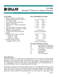 Datasheet DS1669-050 manufacturer Dallas